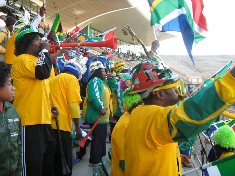 ceritadans Vuvuzela, terompet Piala Dunia 2010