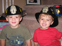 We're gonna be Firemen for Halloween!