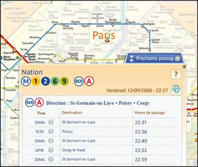 nouveau plan de metro RATP interactif