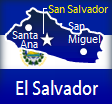 El Salvador map image graphic