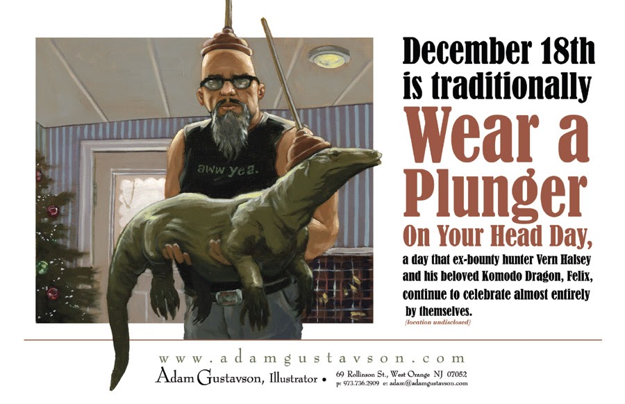 The Rhinoceros Boy's Lament It's Wear a Plunger On Your Head Day!