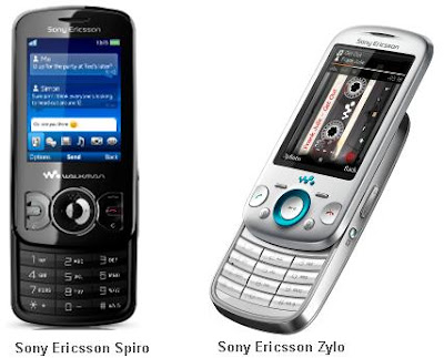 Sony Ericsson Zylo and Sony Ericsson Spiro