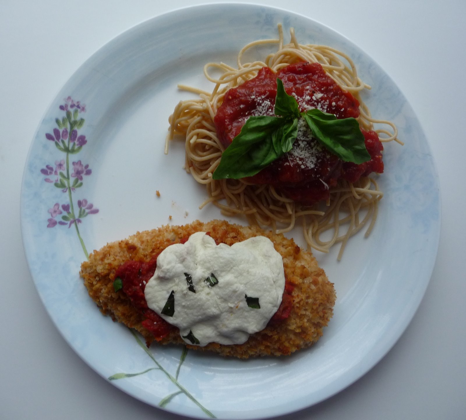 Christine's Cuisine Chicken Parmesan & tomato sauce