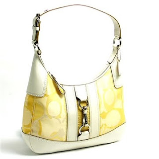 Handbags Designer Jewelry Purses Wallets Fashion Accessories Coach Handbags White Yellow Hampton Optic Signature Stripe Hobo Bag 13336 Efashionhouse