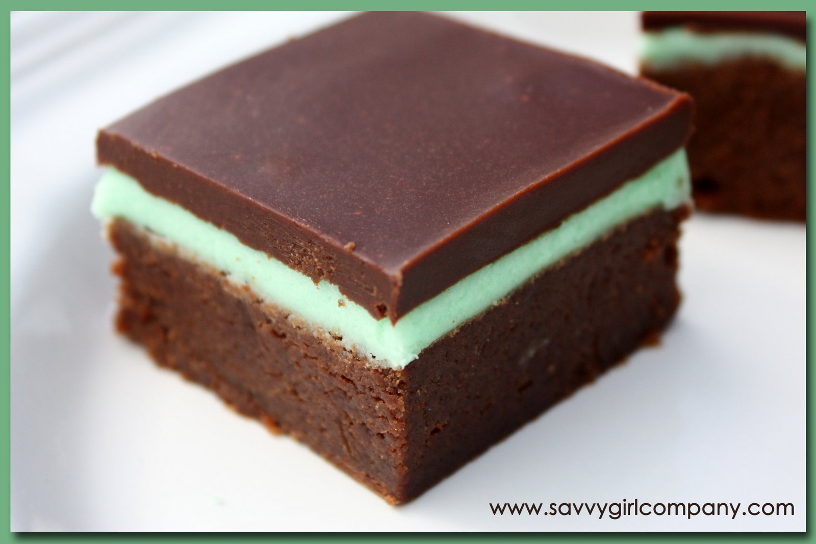 savvygirl foods mint brownies