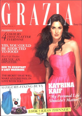Katrina Kaif on cover of Grazia