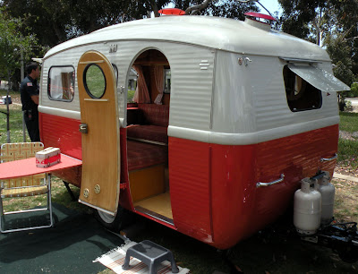 Just A Car Guy: Terrific VW van and camping trailer