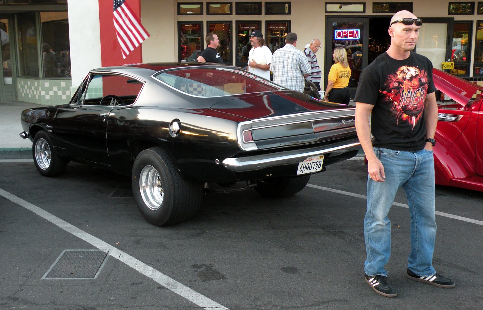 Just A Car Guy Ryan's 68 Barracuda at it's first San Diego cruise and