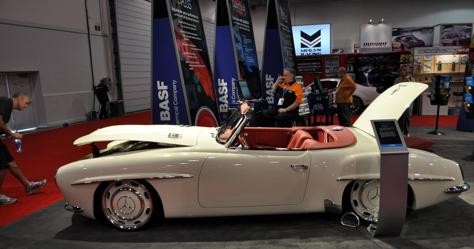 Just A Car Guy 1961 Mercedes 190SL with a custom touch, the "Mercedes