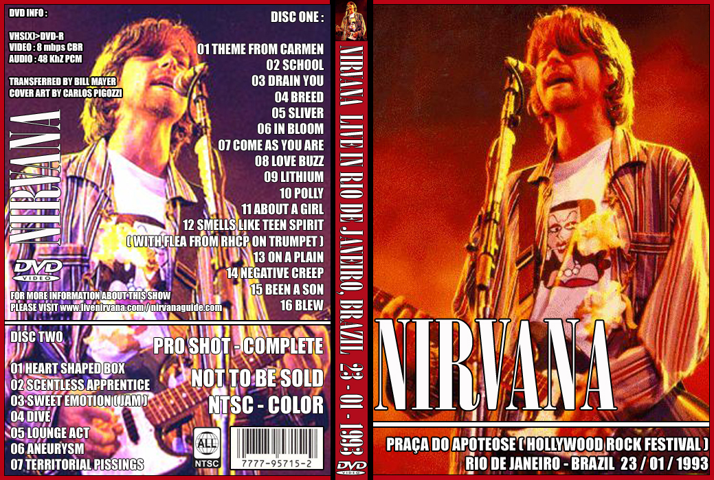 Nirvana dvd full, dvdrip, download Praça