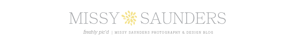 Freshly Pic'd  |  Missy Saunders Photography and Design Blog