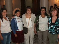 Visita de la Dip. de la Rep. de Bolivia, JULIA RAMOS, hoy Ministra de Desarrollo Rural