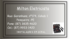 MILTON ELETRICISTA
