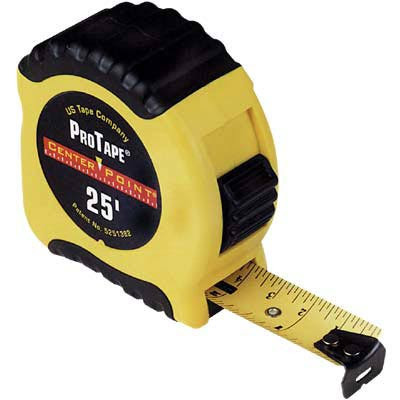 Using a tape measure,