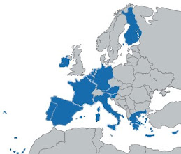 €uro coins Map