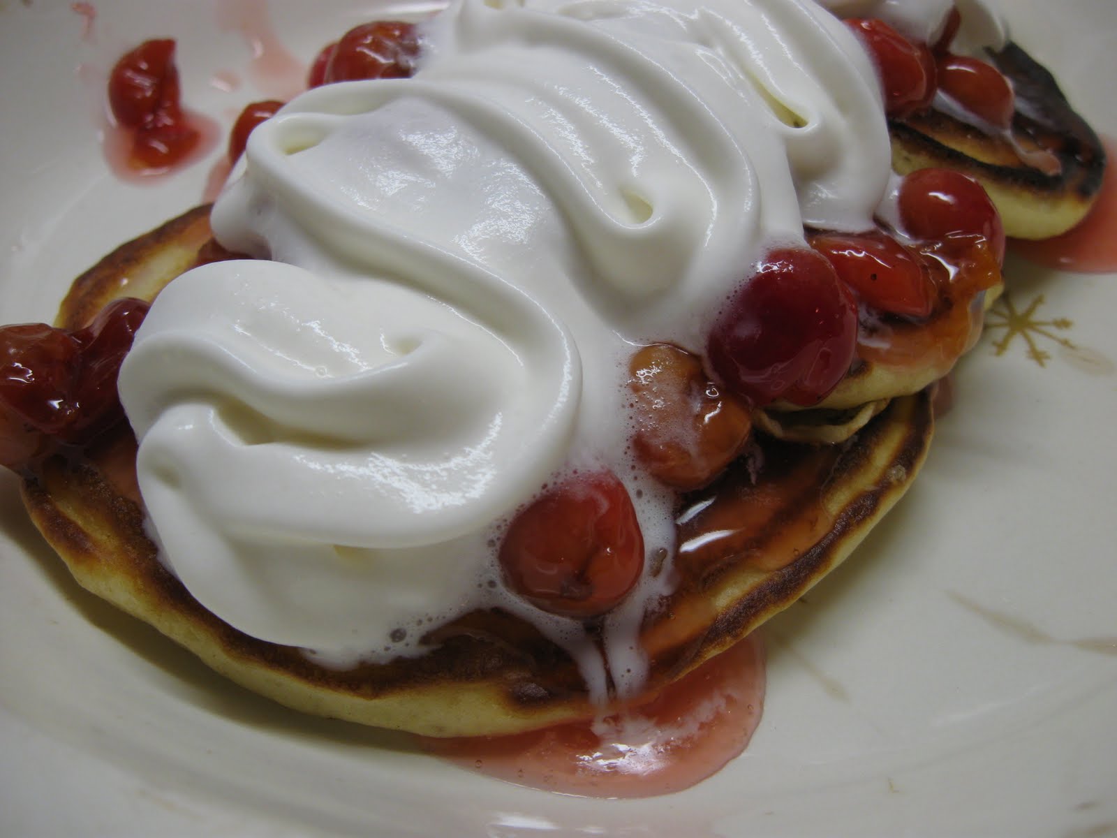 Cook Like There's No Tomorrow Cherry Pancakes