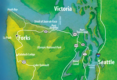 TWILIGHT SITES IN PORT ANGELES, WASHINGTON