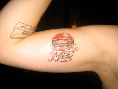 Burger Skills Burger Tattoo