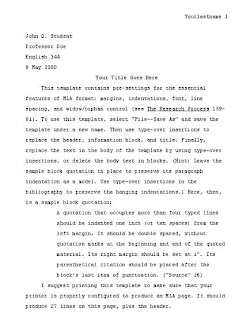 Professor Gorgie's PS-1 Class: MLA Template