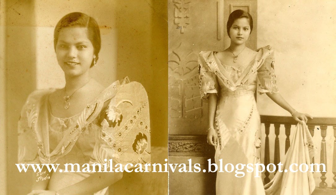 MANILA CARNIVALS 1908-1939: 73. 1934, MISS LUZON, MISS VISAYAS, MISS ...