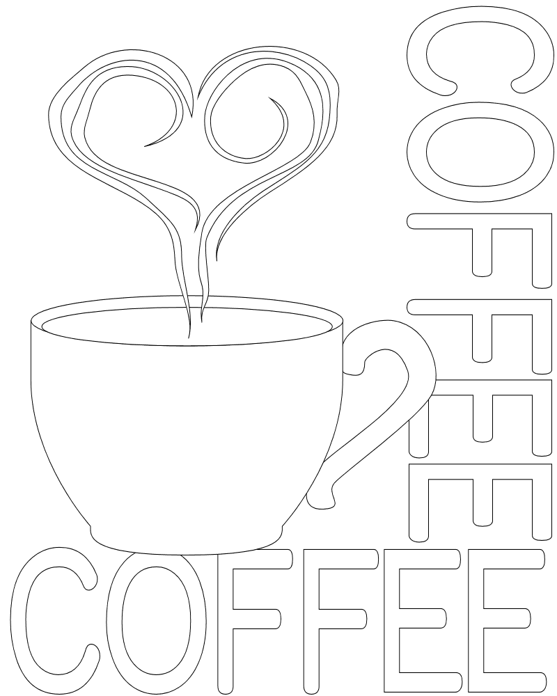 Don't Eat the Paste: Coffee box and coloring page
