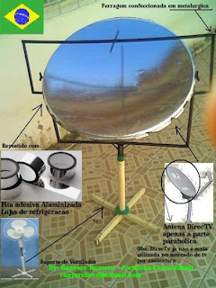 Tecnologias Alternas Cocina Solar Parabolica Hecha Con Antena