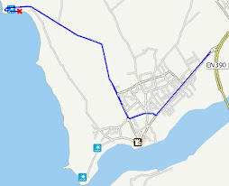 Localização do Porto das Barcas