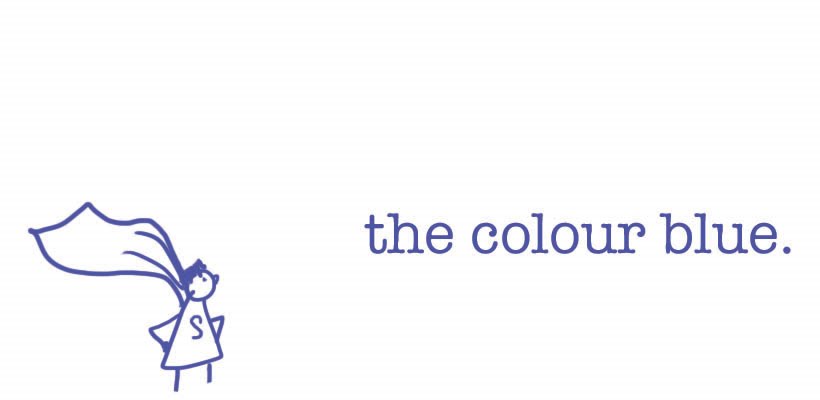 the colour blue