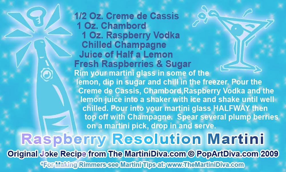 The MARTINI DIVA NEW YEAR'S MARTINIS Champagne Martini 4