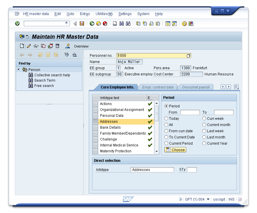 Sap crm zone