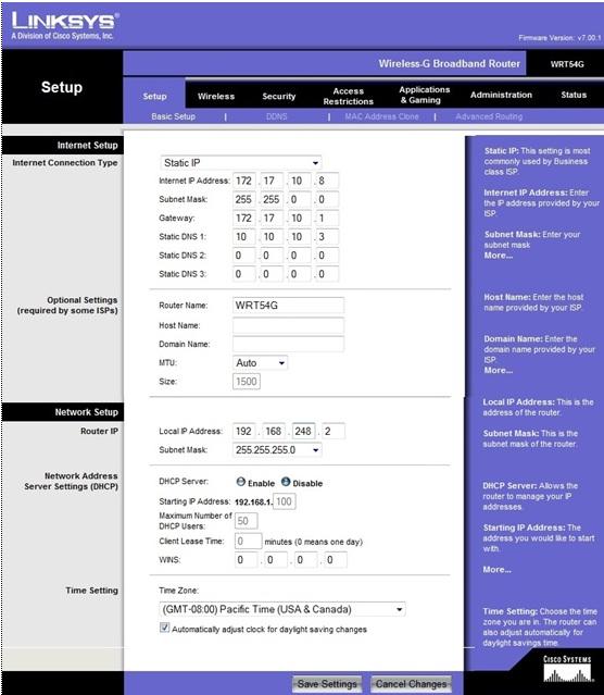 macamku KONFIGURASI ACCESS POINT SEBAGAI WIRELESS (LINKSYS)