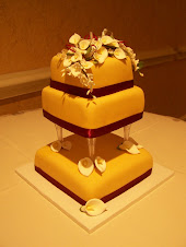Gold Fondant Cake