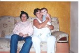 Maria esposa de Rosalvo Amado e filha Silvia