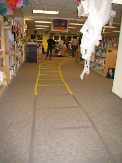 Enter through the Kinnelon Library and step onto the Yellow Brick Road