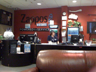 Zappos Reception Area