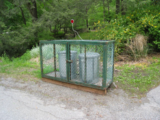 bear proof garbage cages