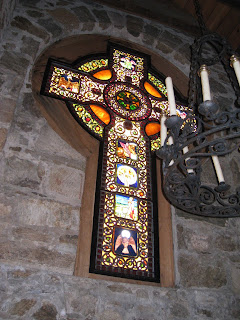 Louis C. Tiffany Celtic Cross, St. Hubert's Chapel
