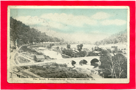 pa youghiogheny dam somerfield crossings town great bridge yough river crossing route forgotten postcard abandoned trail road albeit middle current