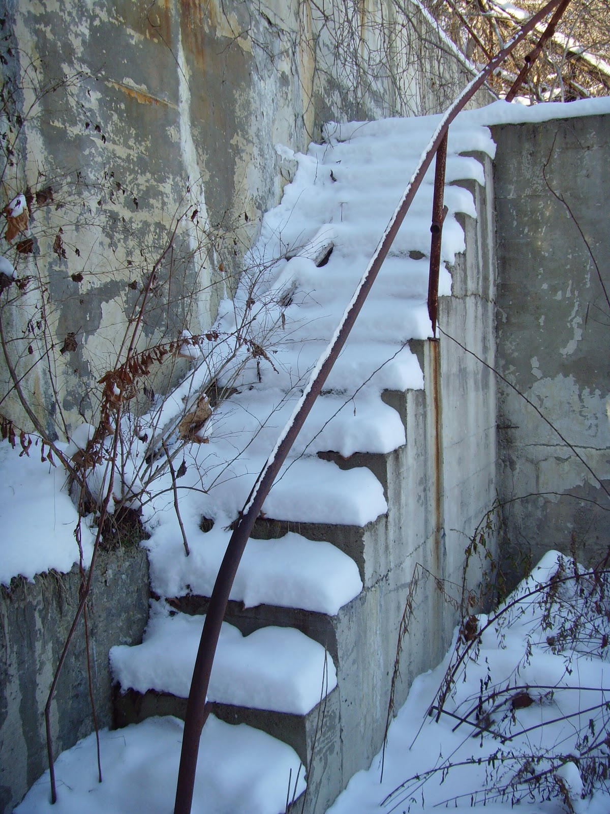 SWPA Rural Exploration A winter walk down the Rices Landing, PA rails