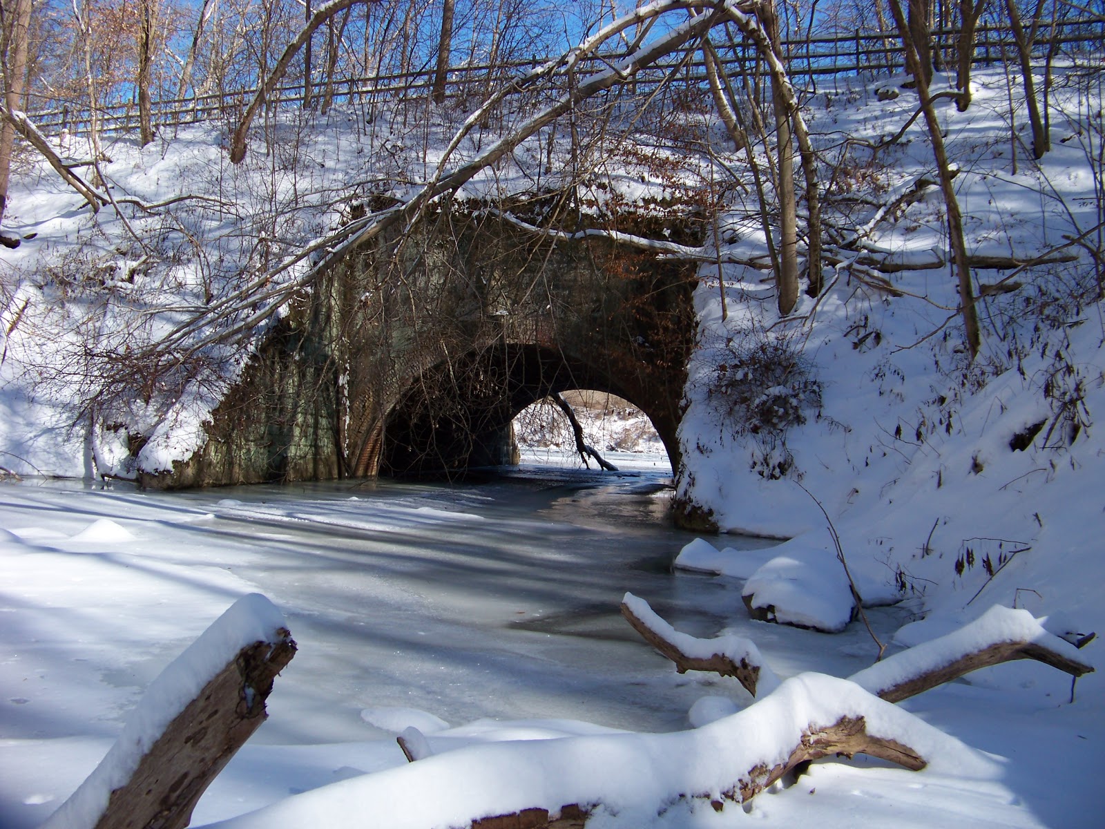 SWPA Rural Exploration A winter walk down the Rices Landing, PA rails