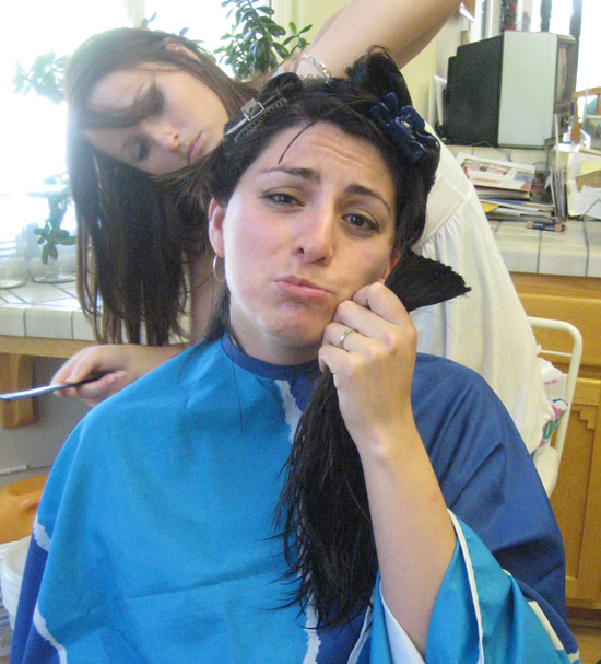 Ken and Joy Wedding planning blog Post Wedding Chop For Curly and me!!