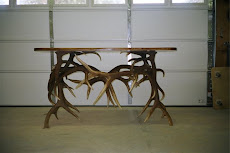 Custom Elk Antler Table