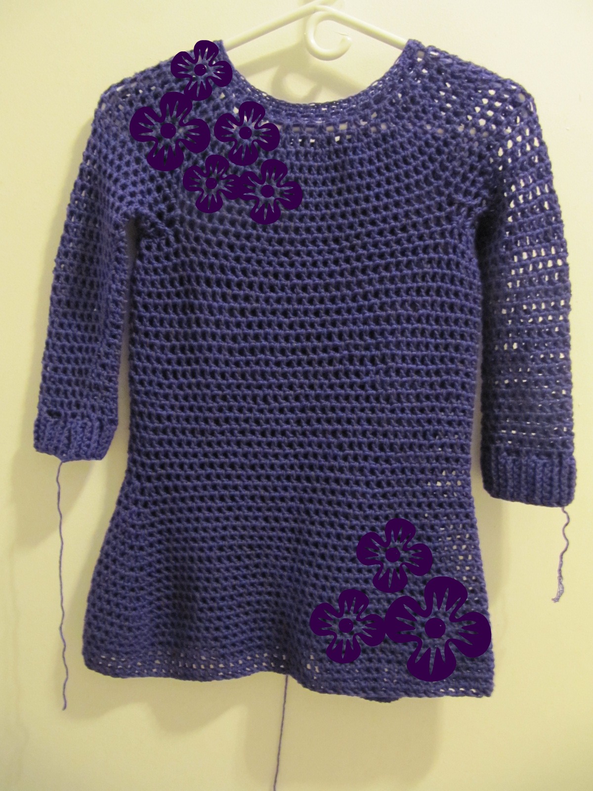 TeaBeans: Crochet Sweater Dress!