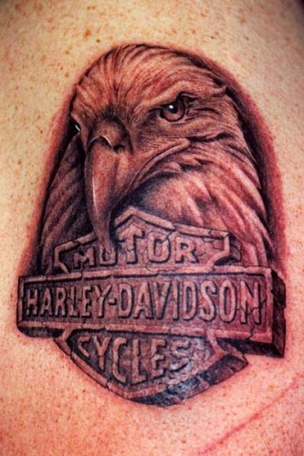 Tattoo design: Harley Davidson Tattoo