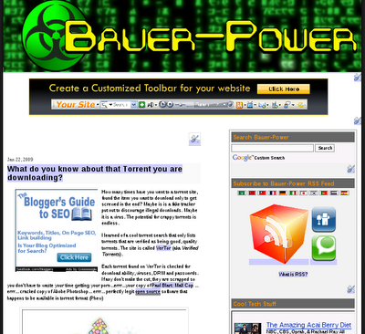 Bauer-Power is a DoFollow Blog