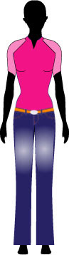 jeans for inverted triangle body