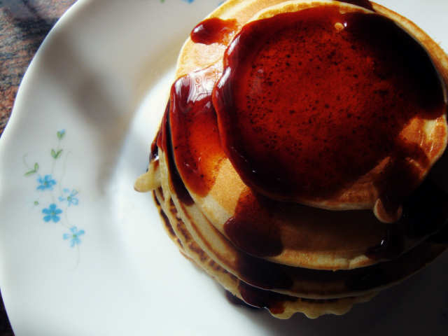 Pancakes con sirope - Paperblog