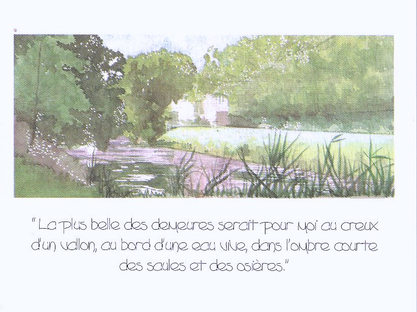 Brienne le Château et sa région L'eau et les rêves G. Bachelard illustré par C. Boyer