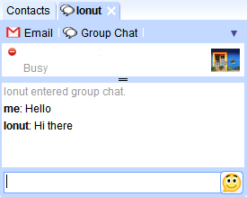 Google Talk IG Gadget Group Chat（Google Talk的iGoogle 小工具的多人聊天模式）