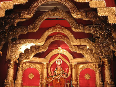 Idol of Goddess Saraswathi at Kudroli